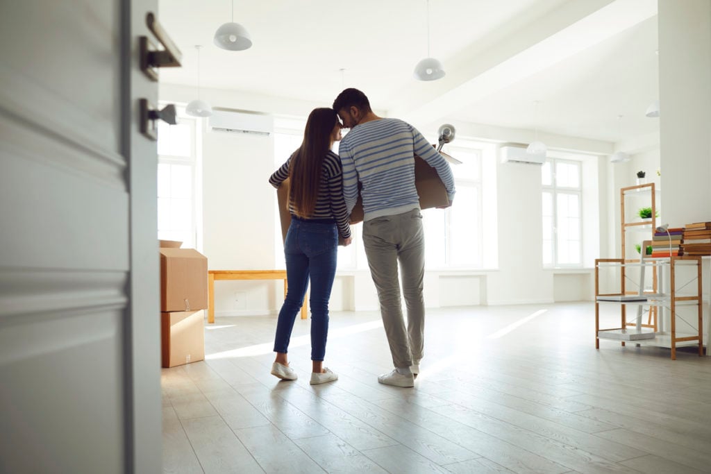 new homebuyers moving in