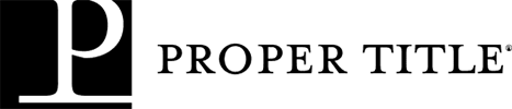 Proper Title Logo Black