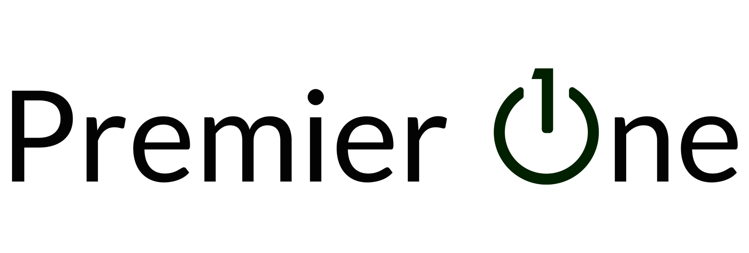 Premier One_Logo_Black